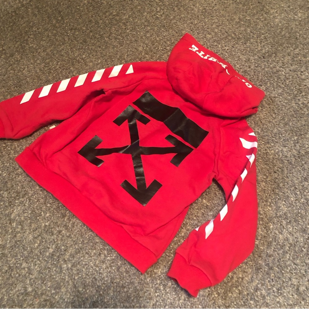 OFF WHITE INSPIRED hoodie. Not authentic but super cute